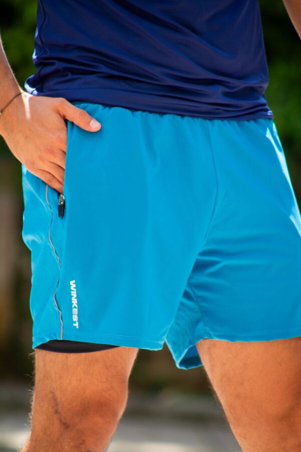 SHORT MAN AZUL CLARO