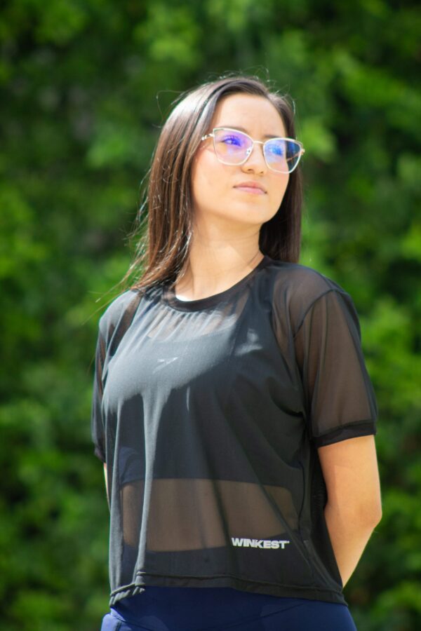 CAMISETA MALLA SPORT NEGRA